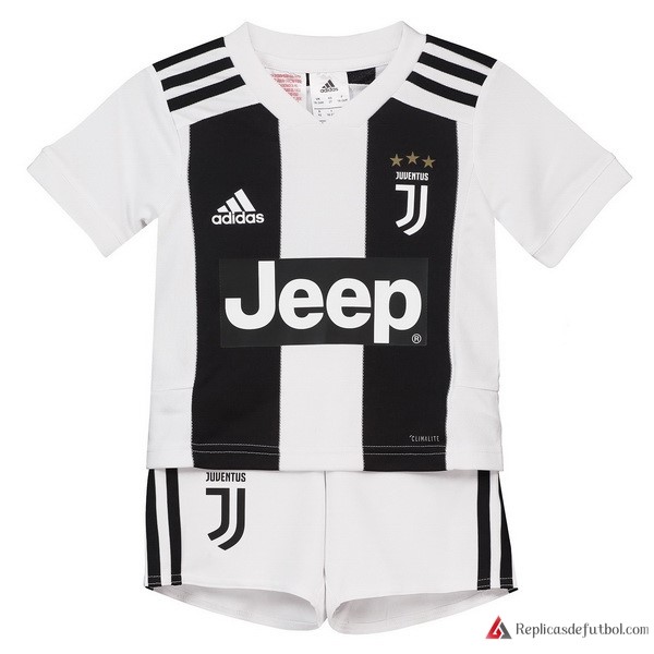 Camiseta Juventus Primera equipación Niños 2018-2019 Blanco Negro